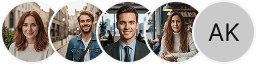 Multiple investor profile avatars on Dorado Fondia trading review block